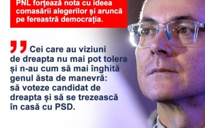 PNL forțează nota cu ideea comasării alegerilor și aruncă pe fereastră democrația