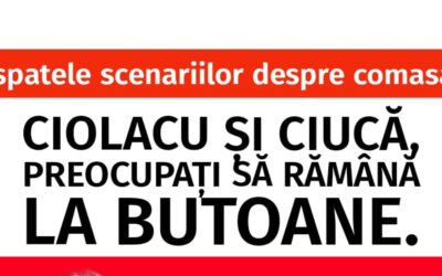Ciolacu și Ciucă au pus din nou țara în așteptare până își împart ei funcțiile în stat