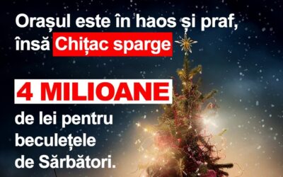 Constanța își păstrează titlul de orașul cu cele mai scumpe luminițe de Crăciun