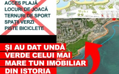 Am o veste foarte proastă pentru constănțeni: vor betona Constanța până în buza mării!