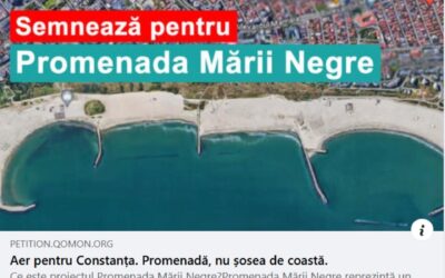 Aer pentru Constanța. Promenadă, nu șosea de coastă.