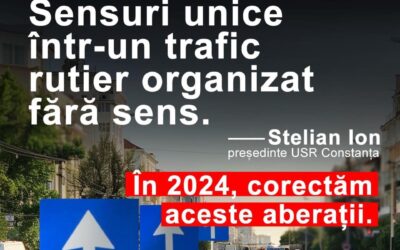 Traficul rutier din Constanța a fost dat peste cap de primarul Chițac, iar grozăviile „procesului de reorganizare a traficului“ nu se opresc