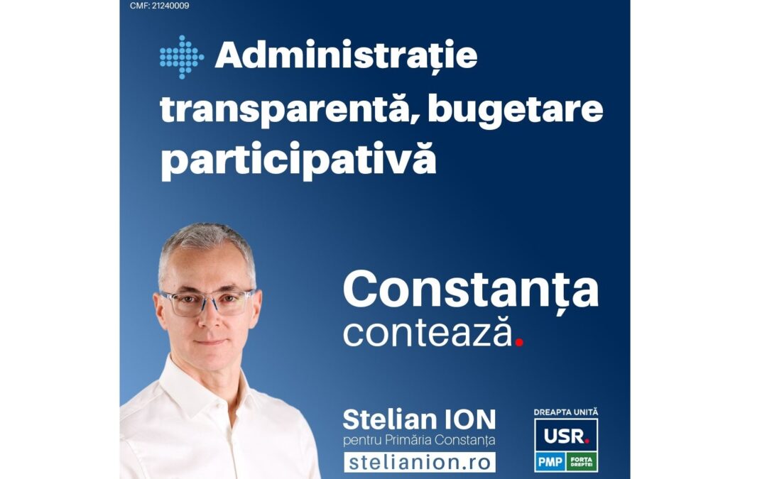 Constanța poate avea o administrație publică care să lucreze în slujba oamenilor, nu a grupurilor de interese politice. Propunerile mele