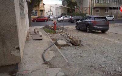 Strada Cuza Vodă este, de peste trei ani, un șantier al incompetenței primarului Vergil Chițac – VIDEO