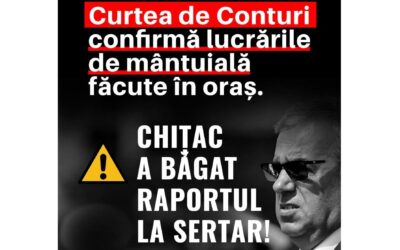 Vergil Chițac să prezinte public corespondența cu Curtea de Conturi, în urma ultimului raportul de audit, și ce măsuri a luat pentru a remedia neregulile constatate