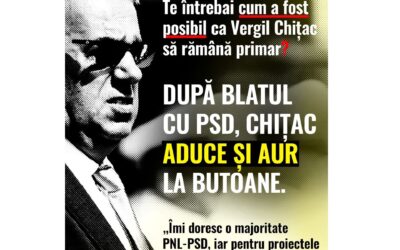 Penelistul Chițac nu are nicio problemă cu extremismul AUR, cum nu au la nivel central nici PNL și nici PSD, crescând AUR din calcule politice