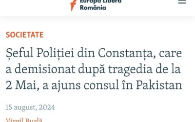 Predoiu și Despescu au avut grijă să nu se afle rezultatele cercetării disciplinare a chestorului Glugă, fost șef al Poliției Județene Constanța. MAE a avut grijă să-l trimită pe Glugă consul în Pakistan