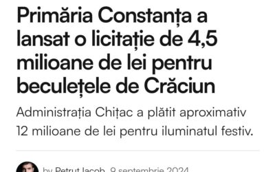 Nepăsare crasă față de viața de zi cu zi a constănțenilor